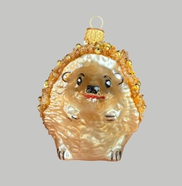 Bauble form: Standing Hedgehog, jeweler's gold (186) SE