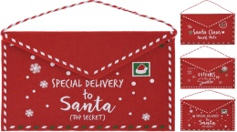 Koperta czerwony filc zapinana MAXI 2wz. (051978) h:38*50cm