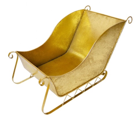 Sanie złote metalowe bardzo duże 63*37*38cm (1764)-20%