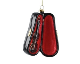 Glass bauble: Violin case (129712)