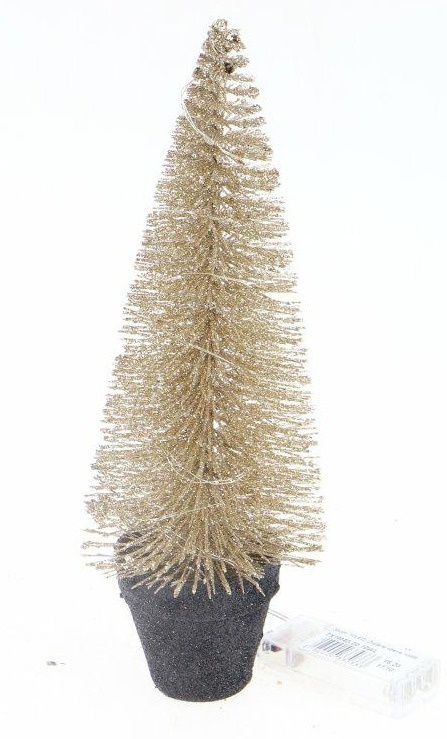 Christmas tree "brush" champagne 15LED (TX1M40-21-15WL)