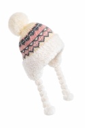 Pink alpine hat with braids (600150599)
