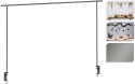 Drążek metalowy srebrny do dekoracji stołu (034103) h:135*max250cm-20%