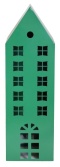 Domek metalowy zielony duży 55cm (7625)