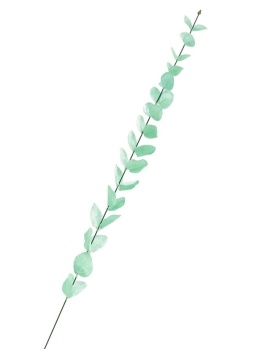 Gałązka pojedyńcza długa 115cm 