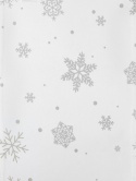 Bieżnik 40*180cm bawełniany biały ze śnieżynką (SJ2-418) -40%
