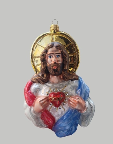 Bombka formowa: Jezus z sercem (71) SE