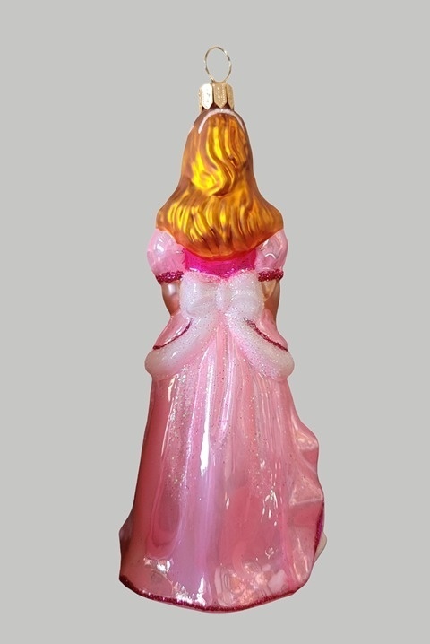 Bombka formowa: Księżniczka Barbie różowa pastelowa (277) D