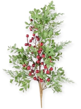 Twig 85cm mix of twigs burgundy fruits (CV37232)