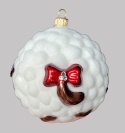 Bauble form: White sheep with brown ears (265) A