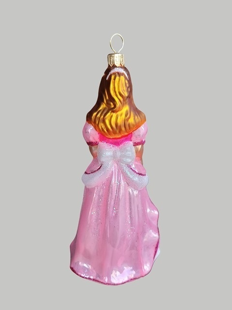 Bombka formowa: Księżniczka Barbie różowa pastelowa (277) D