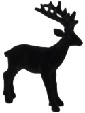 Reindeer small velvet black (104814)-20%