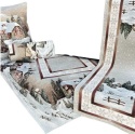 Bieżnik gobelin Chenille 40x140cm LAS DOMEK (TX0004-740B)