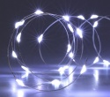 Lampki na druciku 100LED zimne 495cm timer na baterie(AX9730540)