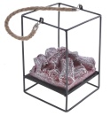 Lampion metalowy "żar" (JH-030712-3)-40%