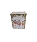 Kubek porcelana z zaparzaczem Christmas Village ozdobne pudełko