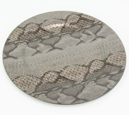 Talerz plexi wężowa skóra fi 32,5cm (ART13800)-20%