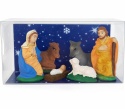 Small colorful figurines for the nativity scene (Of3)
