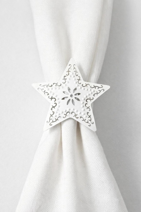 Set of 3 metal napkin rings 19*4*7cm (33150)
