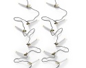 White candles 20 LED warm on a clip, length 9.5 m, indoor/outdoor timer (492879)