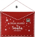 Koperta czerwony filc zapinana MAXI 2wz. (051978) h:38*50cm