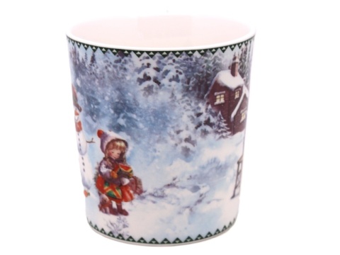 Kubek ceramiczny"świąteczny czas" (PG-19352) w ozdobnym pudełku