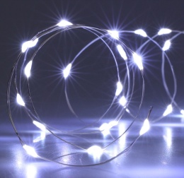 40LED cold wire lights 195cm battery-powered (AX9730420)