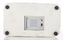 LED ecru tenement house with a snowman 8 melodies (172586)