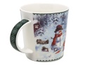 Kubek ceramiczny"świąteczny czas" (PG-19352) w ozdobnym pudełku