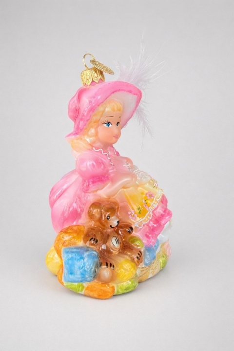 Koronex Ornament: Vintage Pink Girl (1195B)