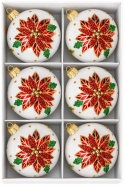 80mm Decorated Ornaments (Pack of 6): A Christmas Carol