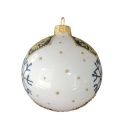 80mm Decorated Ornaments (Pack of 6): Winter Charm