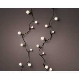 Lampki 240LED kuleczki białe ciepłe wew/zew dł.18m (494647)