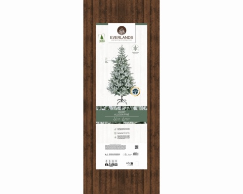 Choinka sosna śnieżona Allison 240cm fi 152cm (689857)