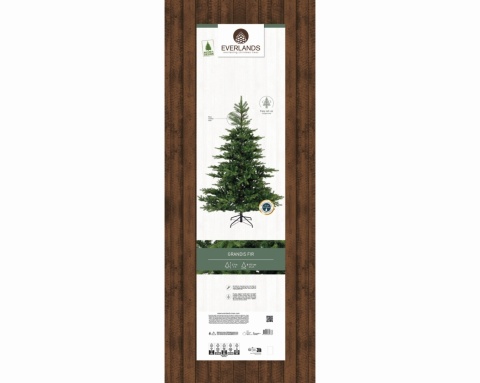 Choinka sztuczna Grandis fir zielona 270cm fi 172cm (684218)