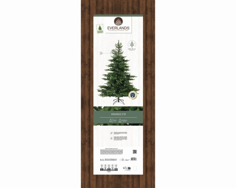 Grandis Fir Artificial Christmas Tree, Green, 240 cm, Diameter 162 cm (681453)