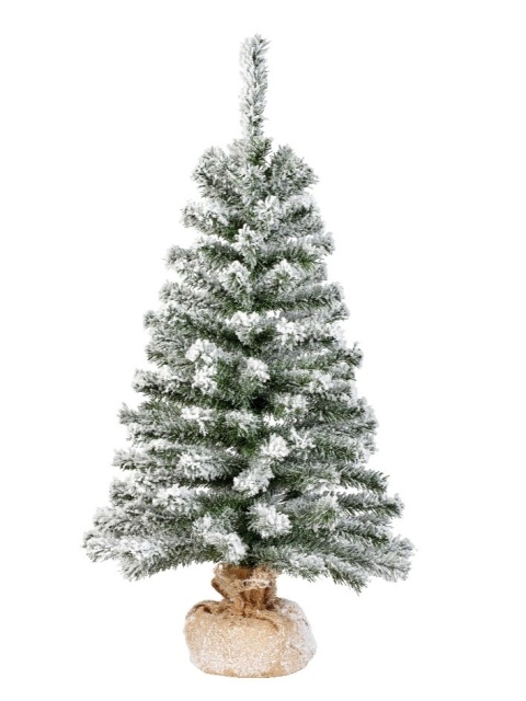 Imperial Flocked Christmas Tree 90 cm in Jute (683178)