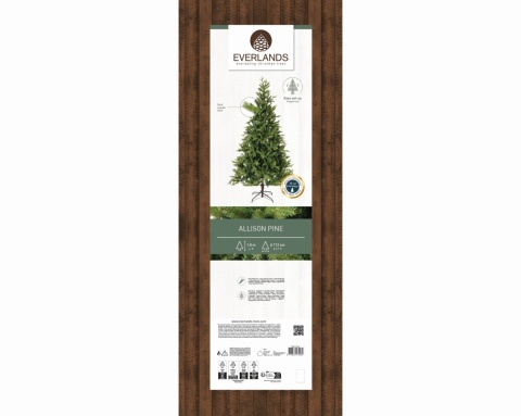 Allison artificial pine Christmas tree, green, 180 cm, diameter 112 cm (689831)