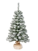Imperial Flocked Christmas Tree 90 cm in Jute (683178)