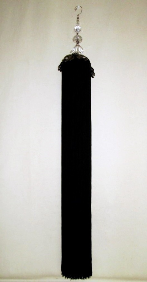 Chwost czarny big 110cm z akrylem (PS0398)-30%