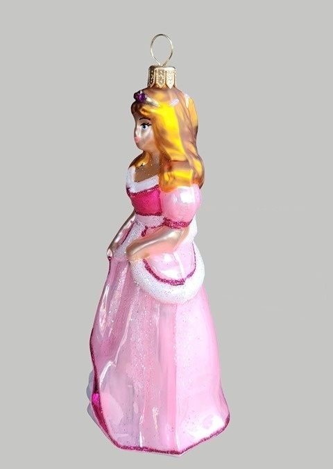 Bombka formowa: Księżniczka Barbie różowa pastelowa (277) D