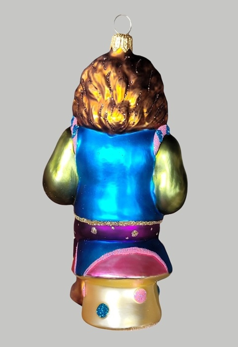 Bauble form: Circus collection Accordionist lion (109) H