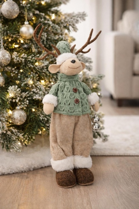 Reindeer 55cm in mint suit standing (TG78079-2)