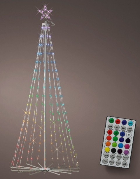 "Tańcząca choinka 3D" 180cm 265 Micro LED (490773)