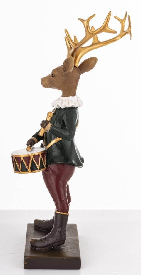 Reniferek 24cm z bębenkiem poliresing (179761)