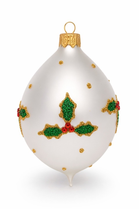 Bombki cytryny dekorowane ornament op.6szt.: OPOWIEŚĆ WIGILIJNA