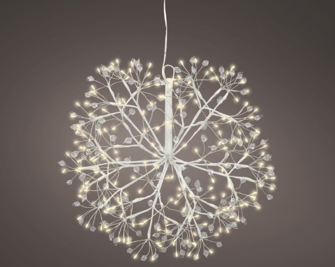 "Dmuchawiec" wiszący fi 35cm 192LED ciepły timer (490036)