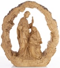 Św. Rodzina w plastrze drzewa poliresing (147016)