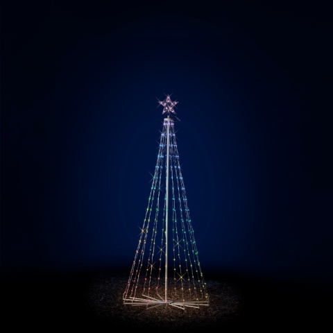 "Tańcząca choinka 3D" 180cm 265 Micro LED (490773)