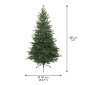 Allison artificial pine Christmas tree, green, 180 cm, diameter 112 cm (689831)